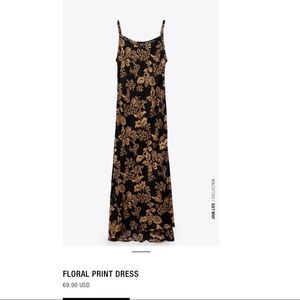 Floral print dress